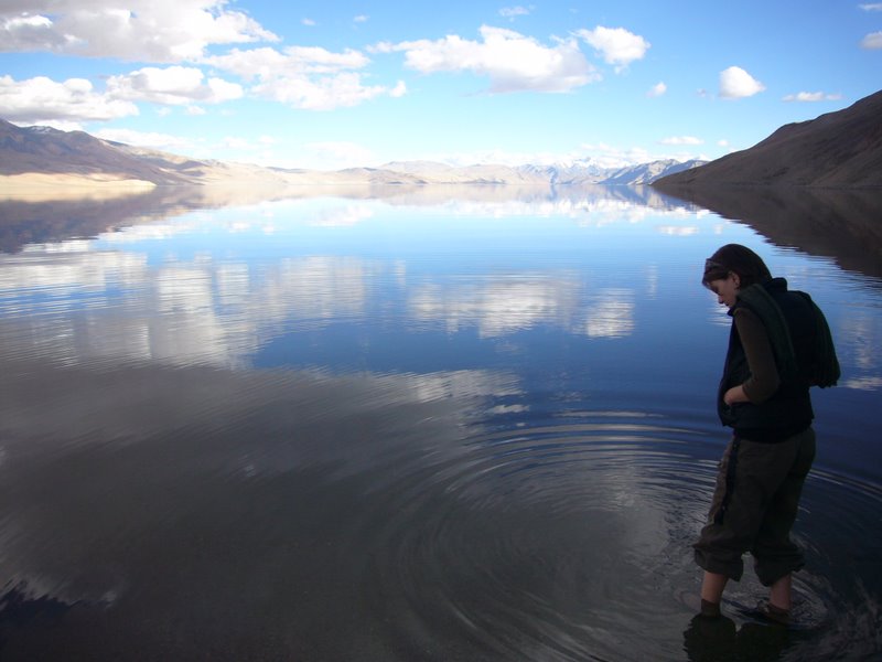 Travel - India - Ladakh - Tso Moriri Trip - Karzog and Tso Moriri - Lake view